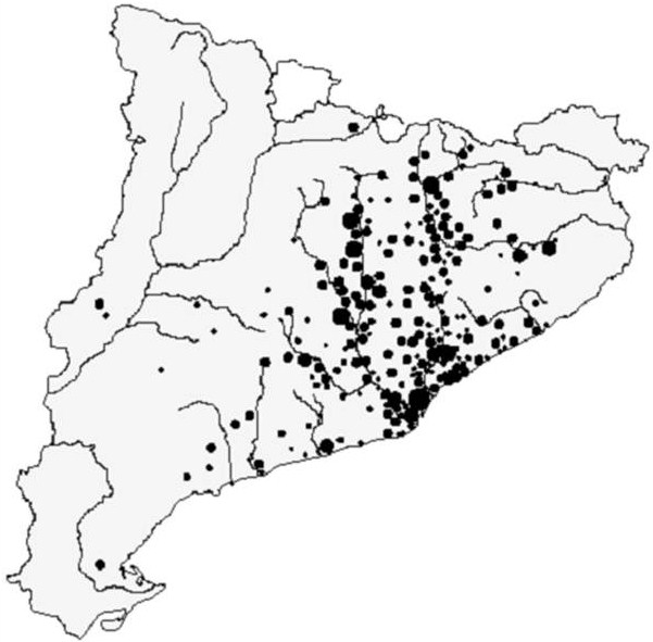mapa indústria cotonera